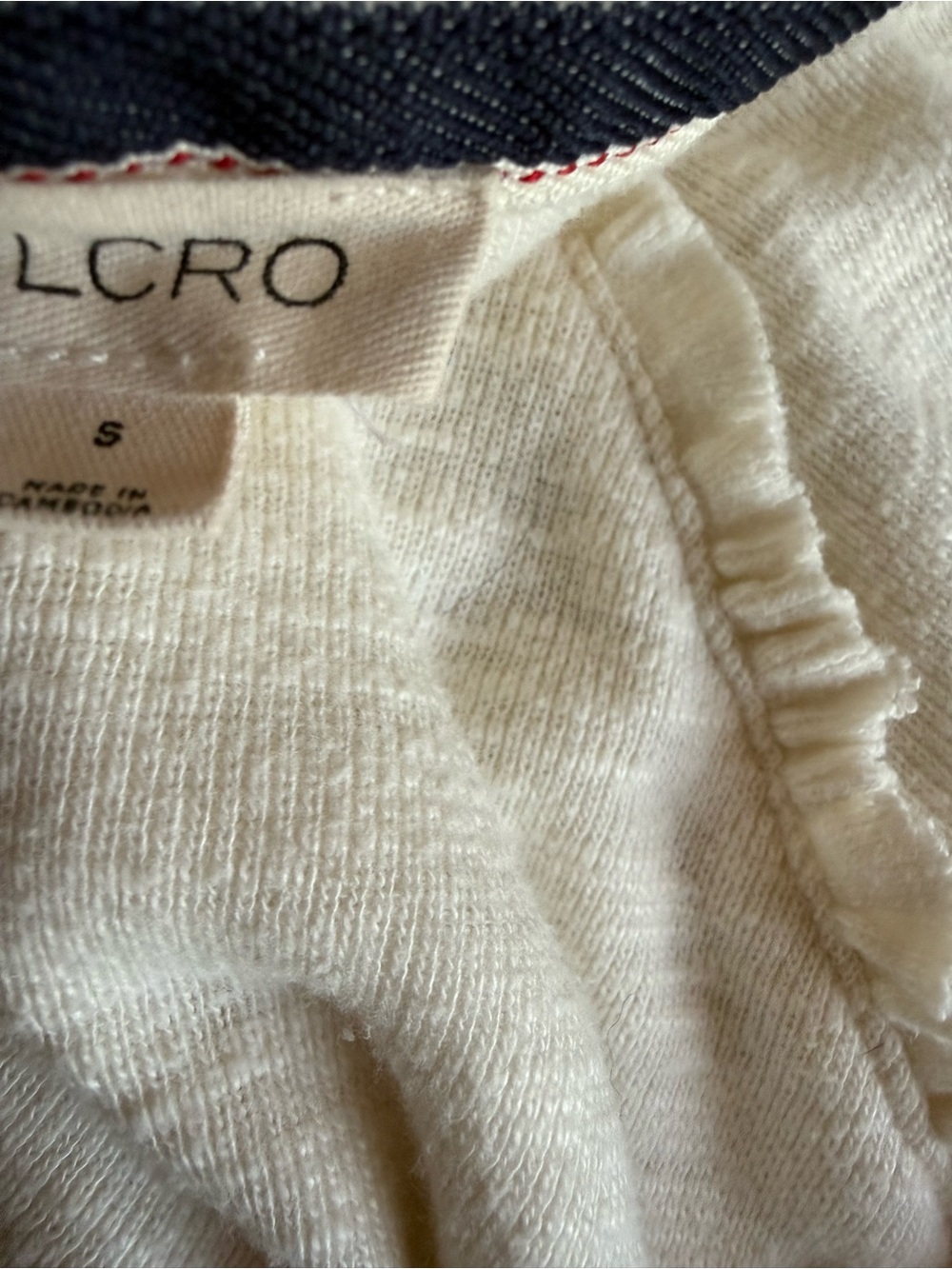 Pilcro Ruffled Raglan Thermal Top - Picture 10 of 11